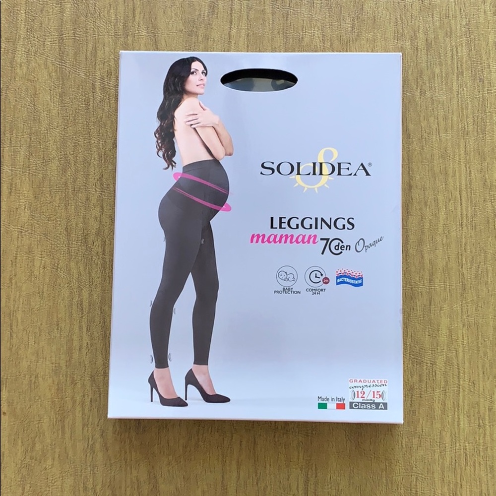 Solidea Maman 70 Maternity Leggings M/L Nero/Black